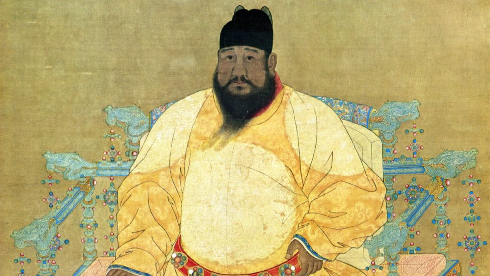 Seated Portrait of the Ming Emperor Xuanzong