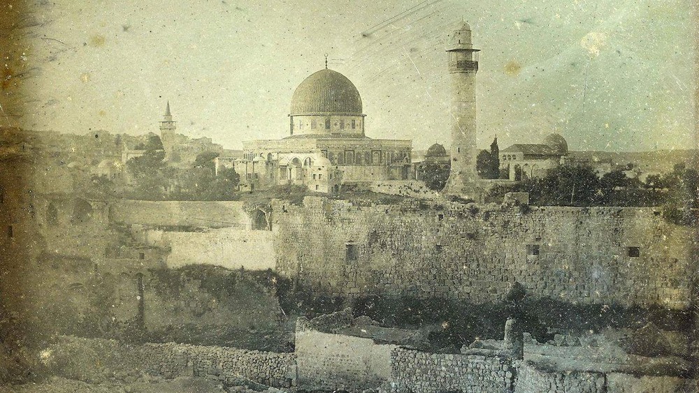 1844 daguerrotype of jerusalem