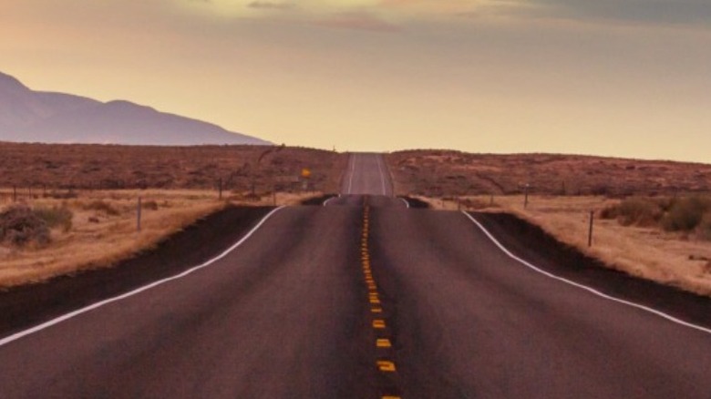 Deserted highway