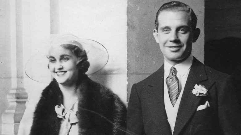 Barbara Hutton and Alexis Mdivani smiling