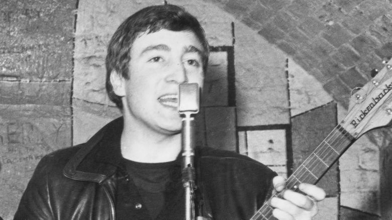 John Lennon performing in 1961
