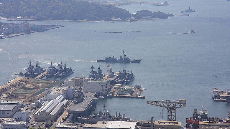 ship at sasebo military base