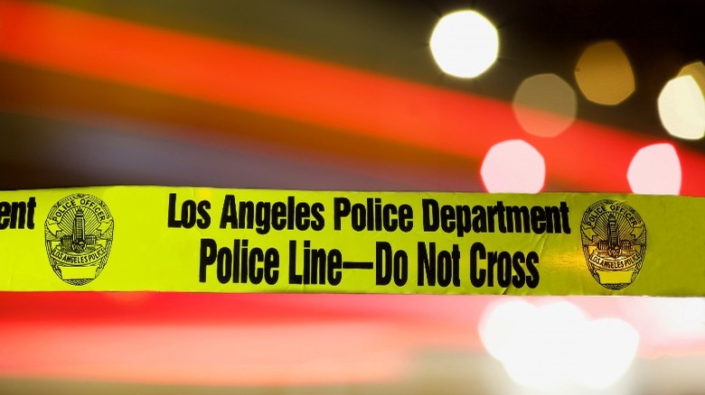 LAPD caution tape