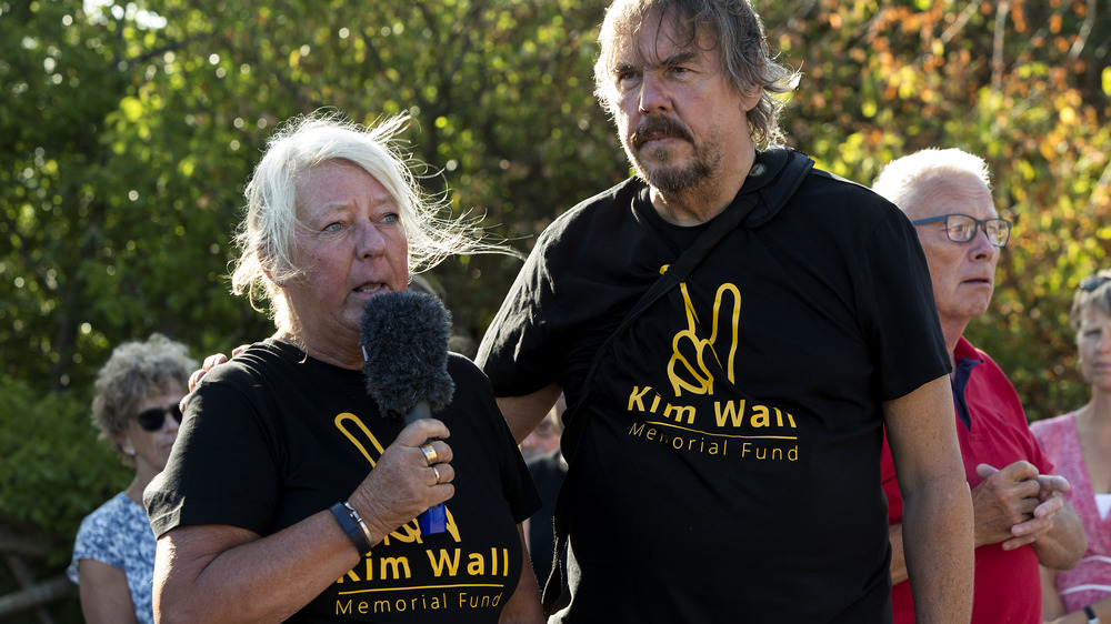 Kim Wall's parents speaking