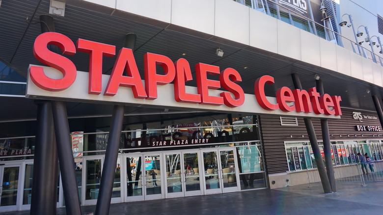 Staples Center, home to the Lakers