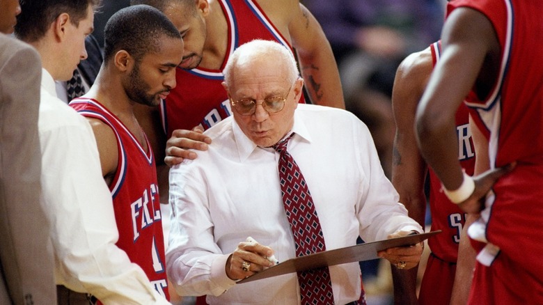 Basketball coach Jerry Tarkanian 