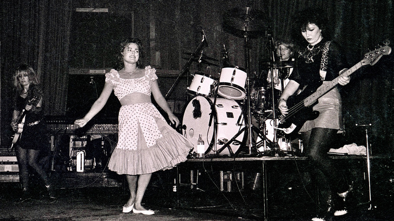 The Go-Go's performing in 1981