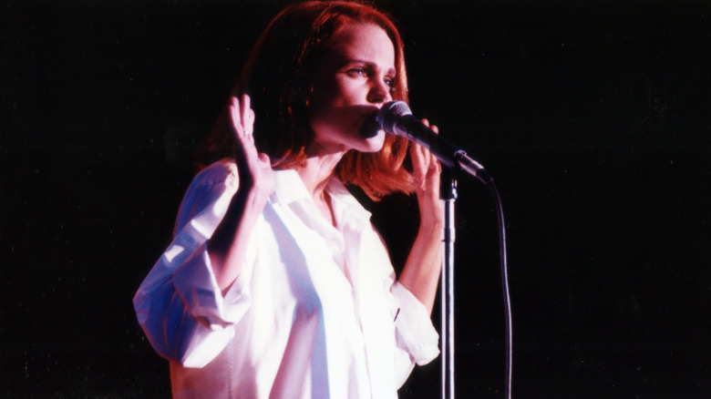 Belinda Carlisle performing in 1990