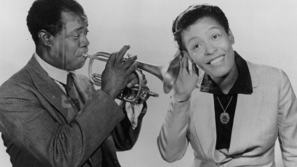 Billie Holiday and Louis Armstrong