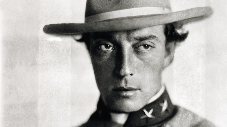 Buster Keaton in a publicity photo for "The General"