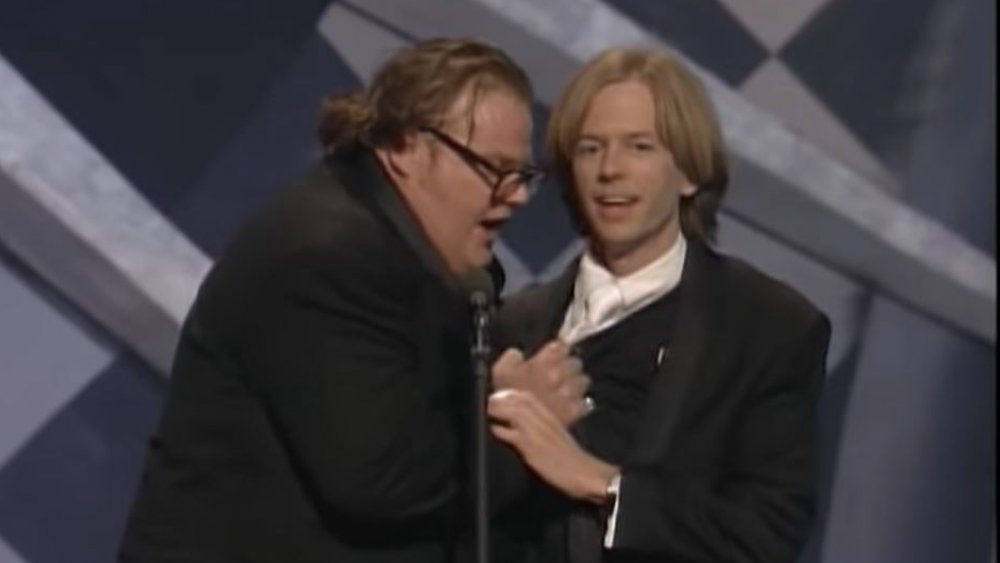 Chris Farley and David Spade