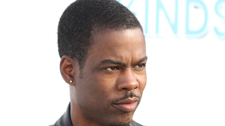 Chris Rock looking serious