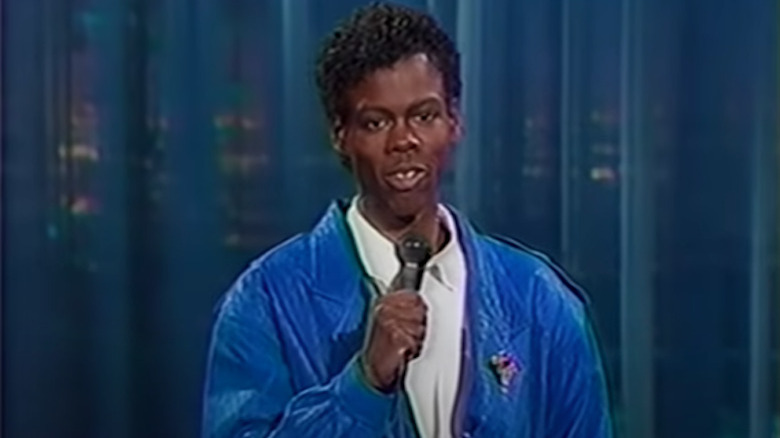 Chris Rock doing standup routine