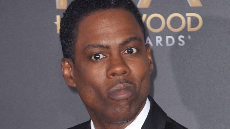 Chris Rock looking surprised