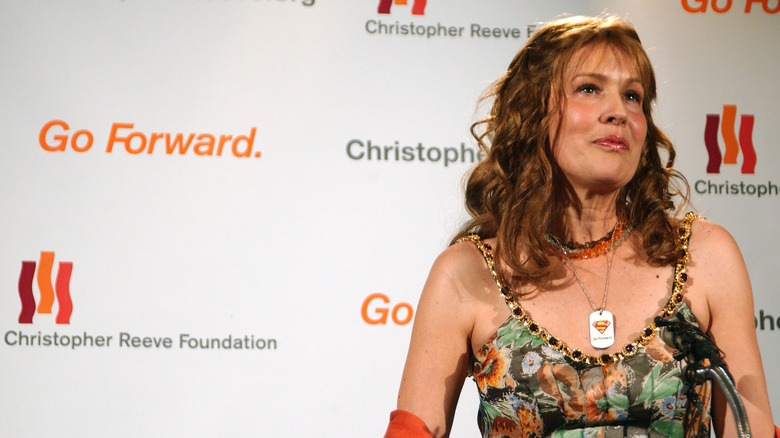 Dana Reeve speaking Christopher Reeve Foundation