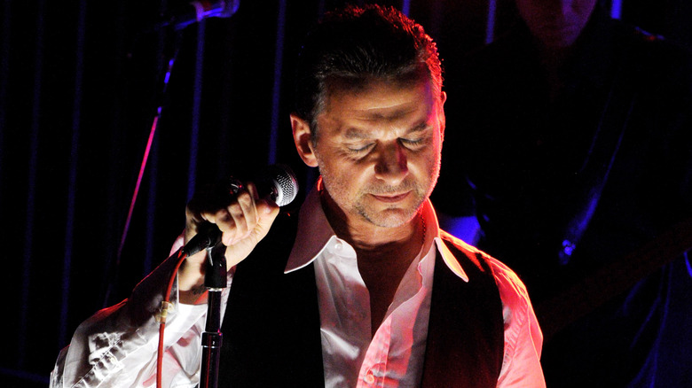 Dave Gahan performing