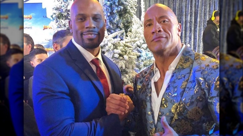 Dwayne Johnson and Shad Gaspard