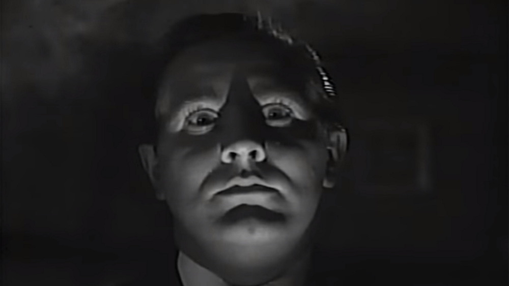 Ed Wood with face lit up