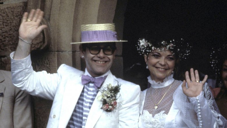 Elton John and Renate Blauel