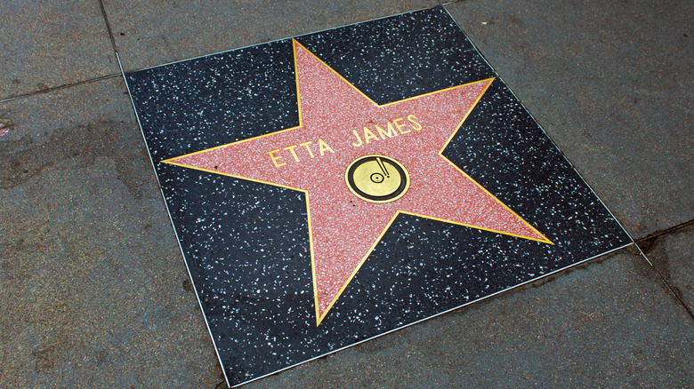 Etta James star on walk of fame