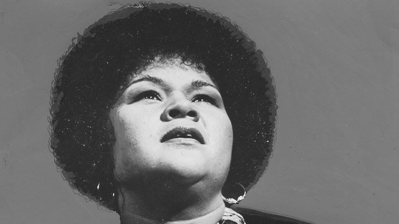 Etta James looking up