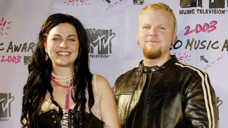 Amy Lee and Ben Moody smiling