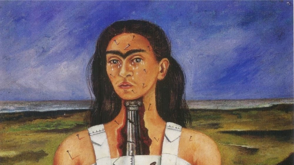 Frida Kahlo painting