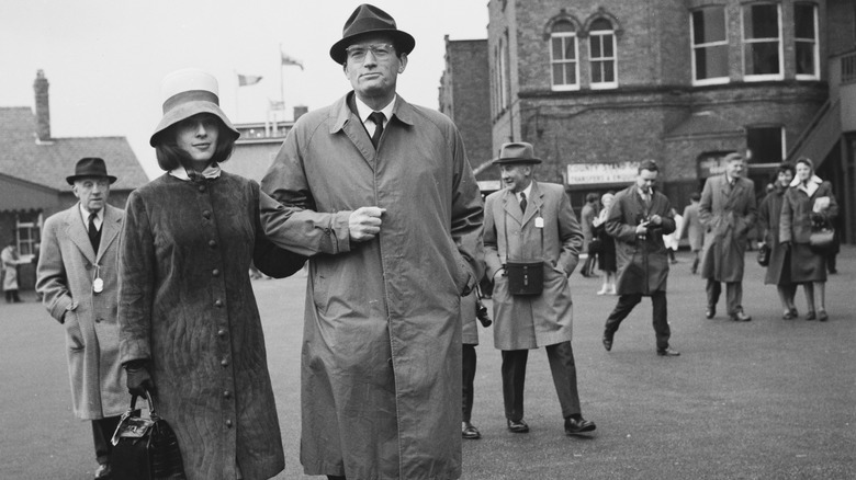 Gregory Peck at the Grand National