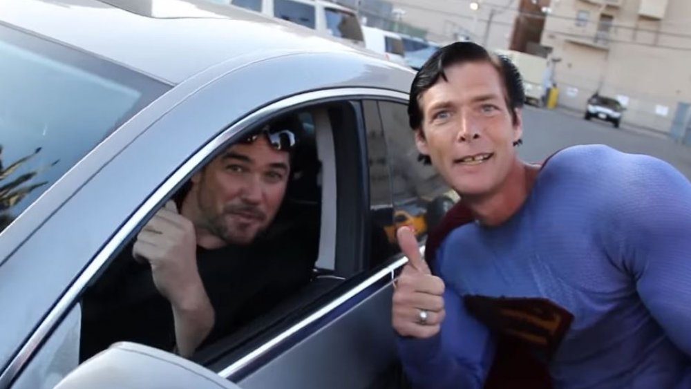 Dean Cain and Christopher Dennis, Hollywood Boulevard Superman