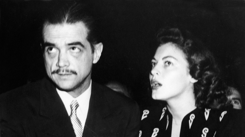 Howard Hughes and a woman