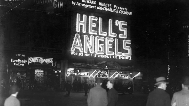 A sign for Hell's Angels