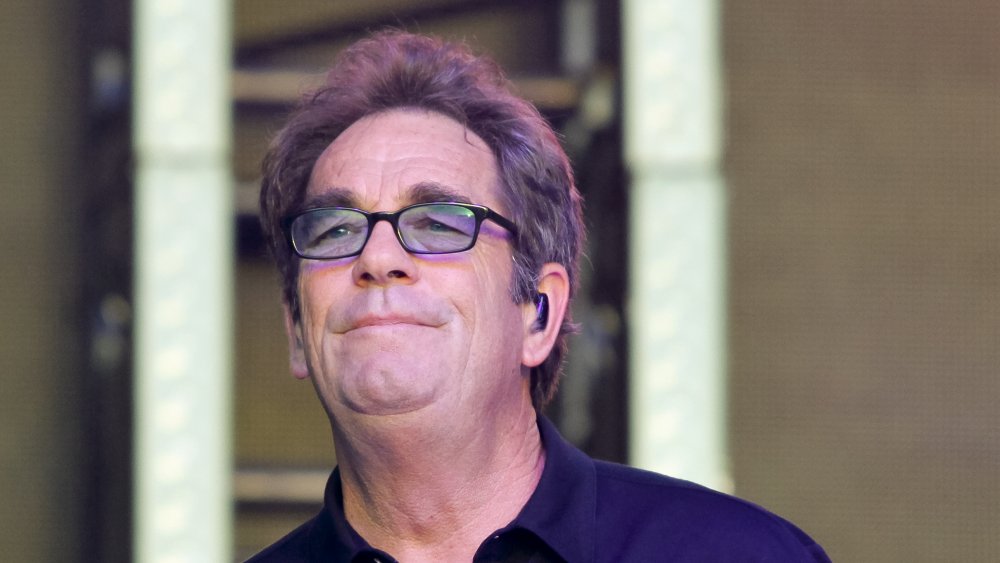 Huey Lewis looking up