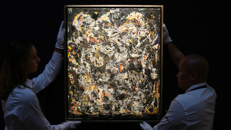 Jackson Pollock painting