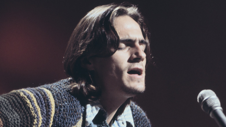 James Taylor performing in 1970