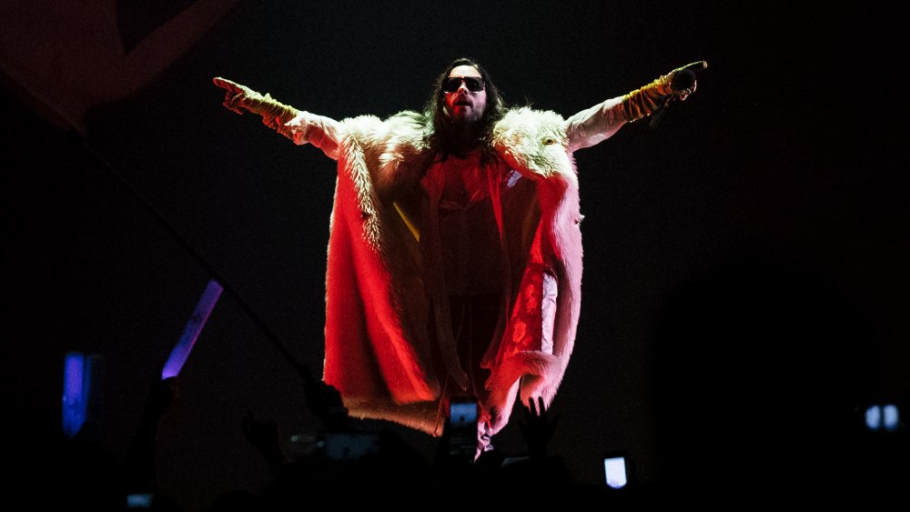 Jared Leto performing 