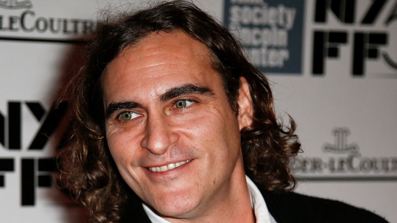 Joaquin Phoenix smiling