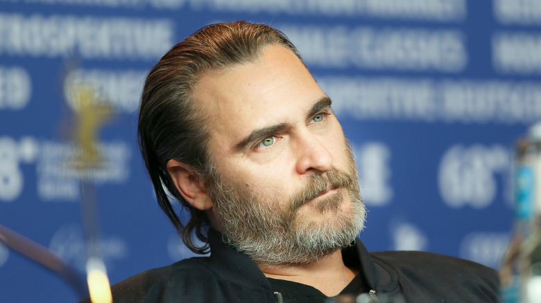 Joaquin Phoenix at conference