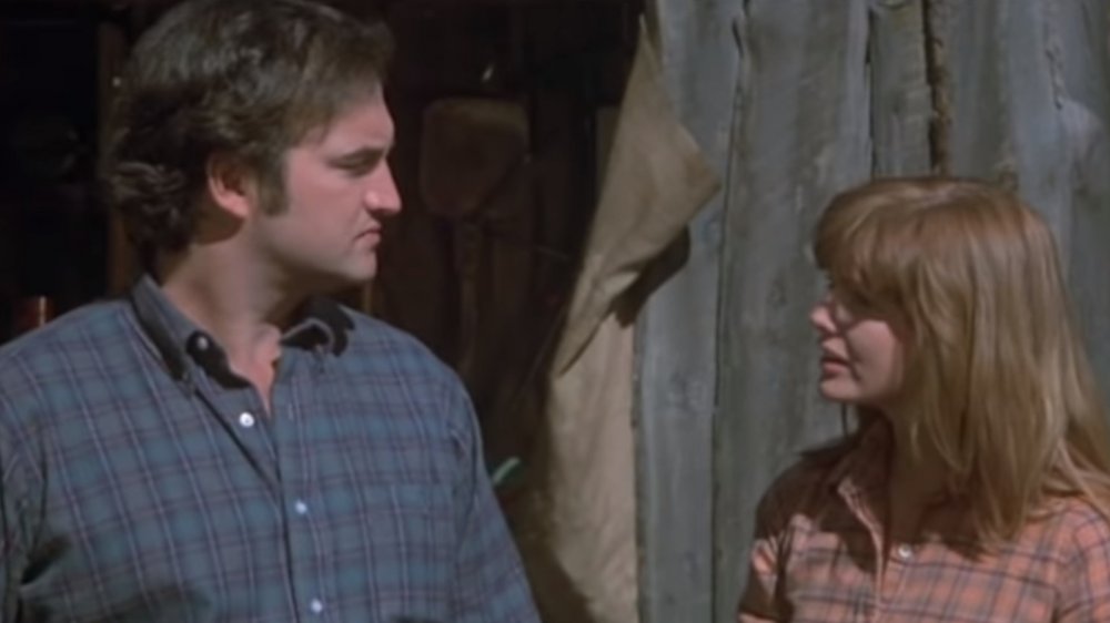 John Belushi and Blair Brown in Continental Divide