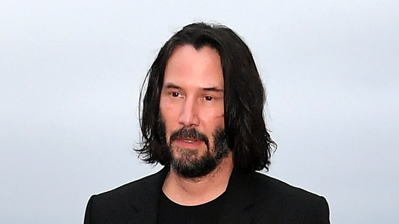 keanu reeves looking serious