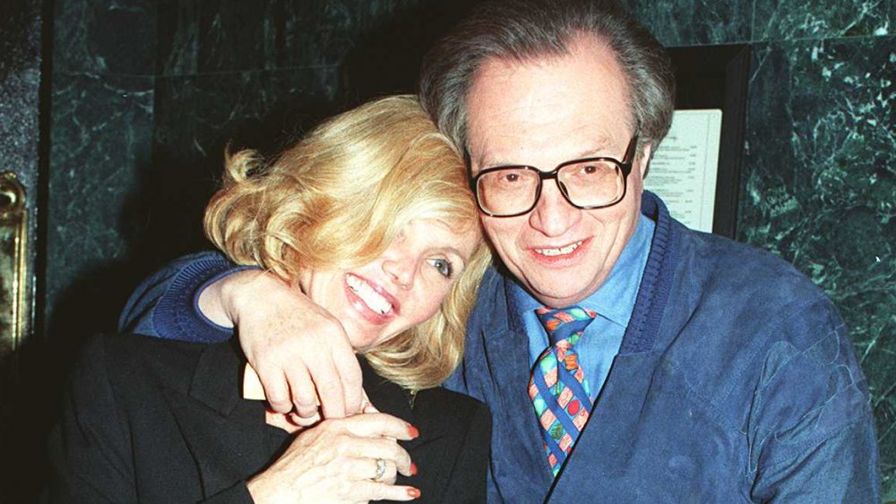 Larry King and Deanna Lund