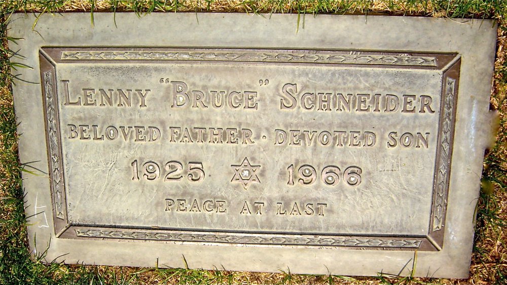 Lenny Bruce headstone 