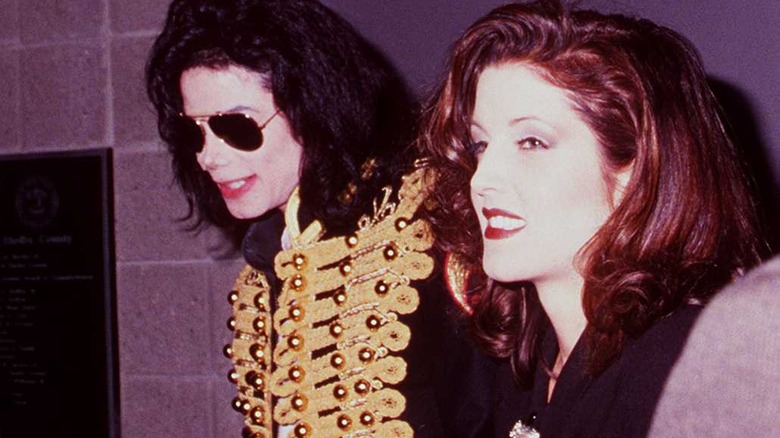 Michael Jackson and Lisa Marie Presley