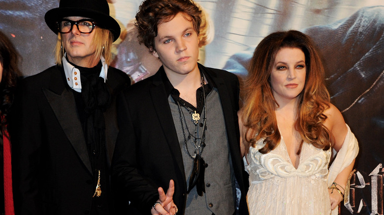 Michael Lockwood Benjamin Keough Lisa Presley