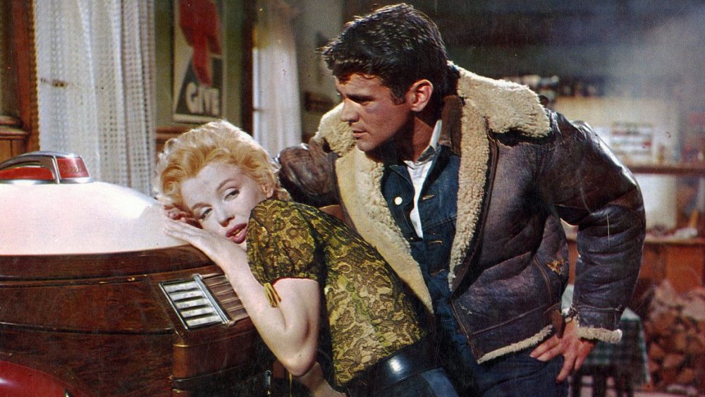 Marilyn Monroe as Chérie and Don Murray as Beau in Bus Stop
