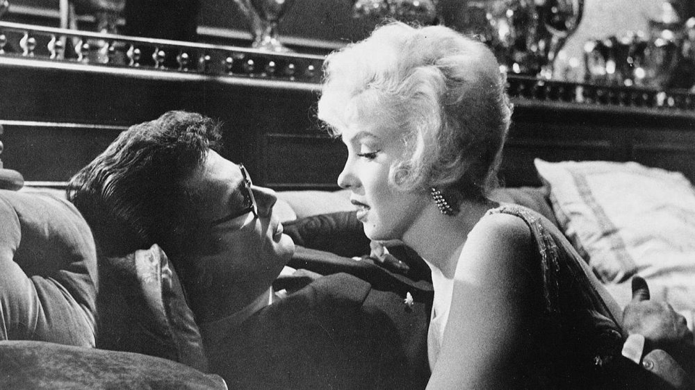 Tony Curtis as Junior and Marilyn Monroe as Sugar in Some Like It Hot