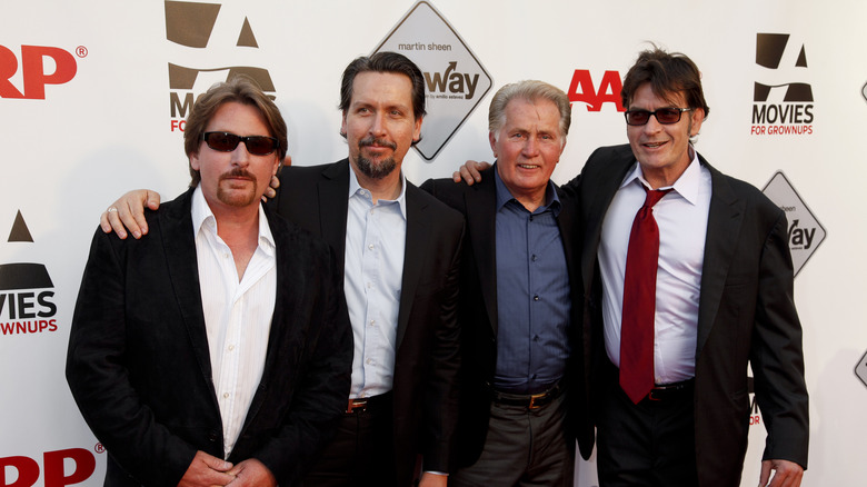 Martin Sheen and his sons