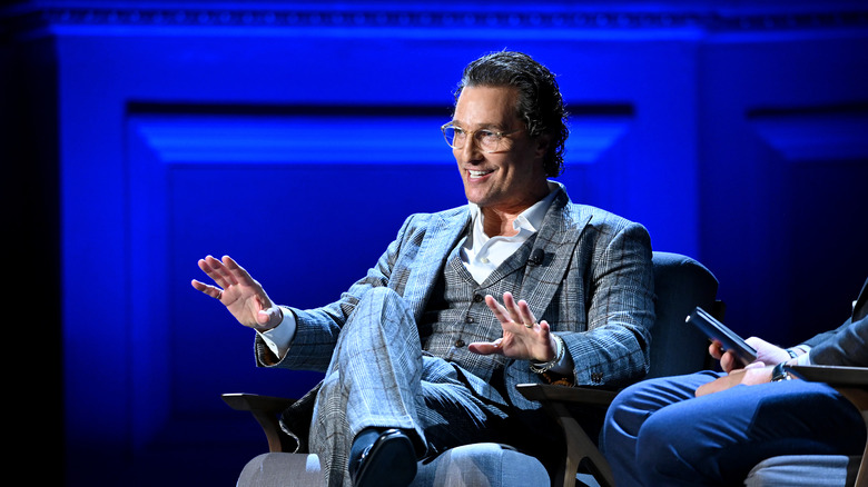 Matthew McConaughey on stage