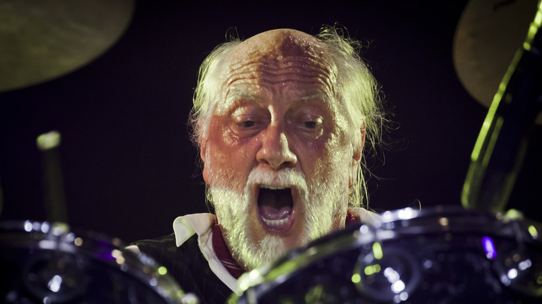 Mick Fleetwood drumming