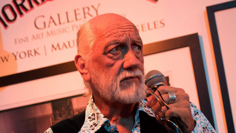 Mick Fleetwood looking sad