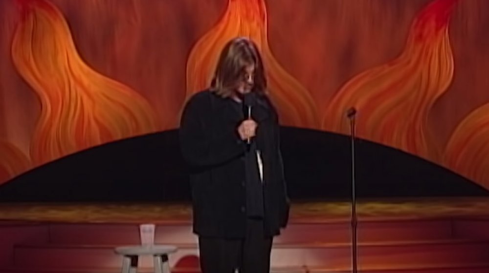 Mitch Hedberg on stage